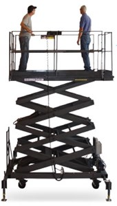 Hyd Elev Platform,24' Working Height,Outriggers 