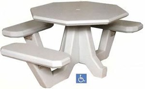 Octagon Table w/Handicap Access