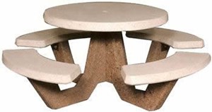 Round Concrete Table