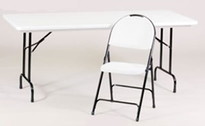 R-Series Fixed Height Folding Tables