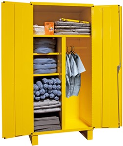 Spill Control Cabinet With Wardrobe