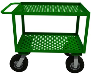Perforated Garden Carts, 1,000 lbs Capacity