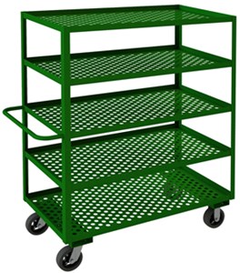 Perforated Garden Carts, 2,000 lbs Capacity