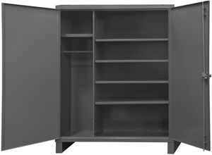 Extra Heavy Duty Wardrobe Cabinet W/Shelves