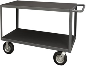 2 Shelf Rolling Instrument Cart, 1200 lb Capacity
