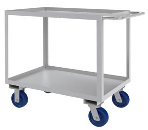 Stainless Steel Shelf Stock Carts, 1200lbs Cap.