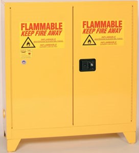 Self-Closing Tower Safety Cabinets - 30 Gallon