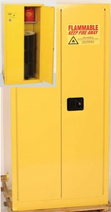 Self-Closing Drum Storage Safety Cabinet - 55 gal