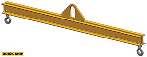 Std Duty Lifting Beam (Channel Design), 2 Ton Cap