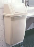 Wall Mounted Litter Receptacle, White