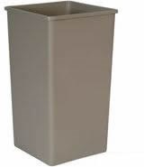 Square Recycling Container, Blue