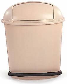 Pedal Rolltop Container, Beige