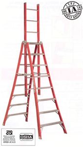 Fiberglass Combo Ladder, 19ft6 Max Ext