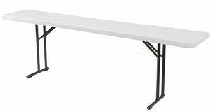 96 in Blow Molded Seminar Folding Tables