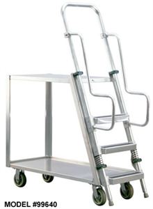 2-Shelf Ladder Cart