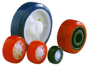 Polyurethane Tread Plastic Core Wheel