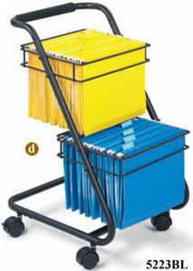 Two-Tier File Cart