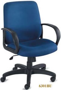Poise Mid Back Chair, Blue