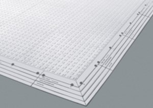 ErgoDeck White Open Grid 18"x18" Tile