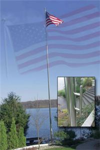 25 ft. Stainless Steel Flag Pole