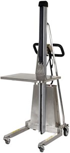 Stainless Steel DC Power Stacker - 330 lb Cap