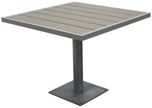 Aluminum Frame Contemporary Table Design 