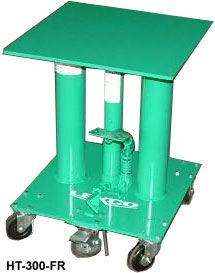 Ft Oper Hyd Lift Table,18x18,28" Low,46" Raised