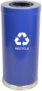 15 Gal. Emoti-Can Recycling Single 7" Round Hole