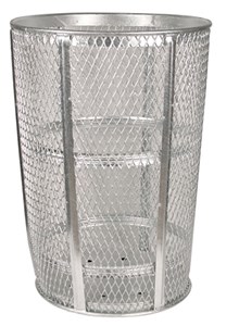Galvanized 48 gallon Expanded Metal Containers